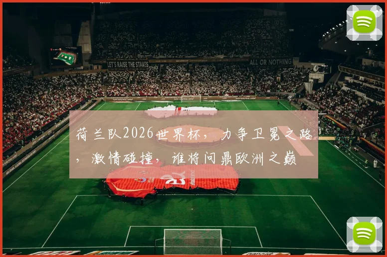 荷兰队2026世界杯，力争卫冕之路，激情碰撞，谁将问鼎欧洲之巅
